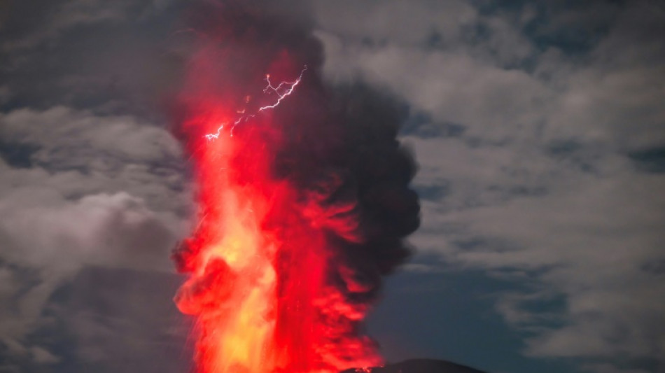 Indonesia's Mount Ibu erupts, spews hot lava and smoke