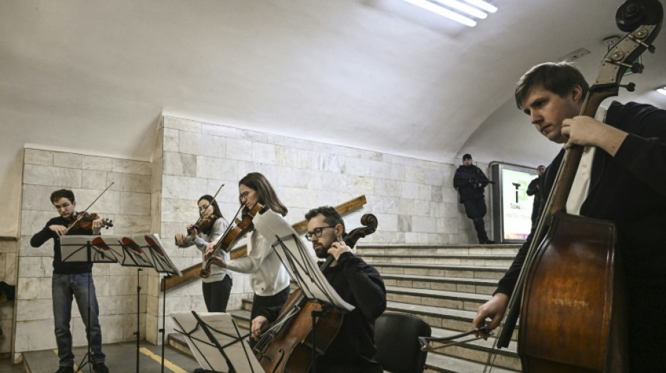 Un concierto en Járkov, segunda ciudad de Ucrania, para "seguir viviendo" pese a la guerra