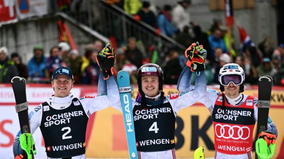 Ski: McGrath emmène un triplé norvégien dans le slalom de Wengen