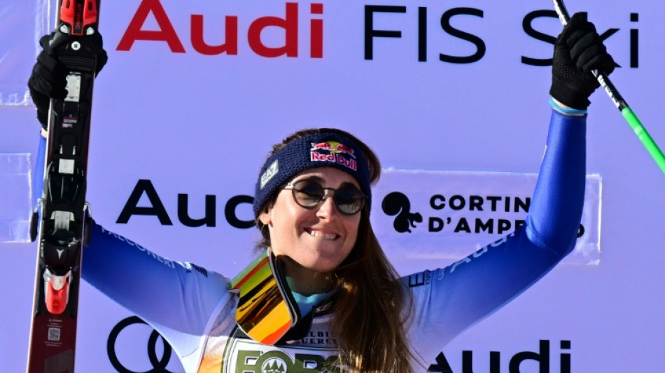 Ski: Goggia reine dans son royaume de Cortina, Vonn détrônée