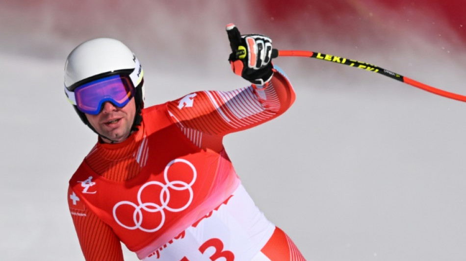 Switzerland's Beat Feuz wins men's Olympic downhill