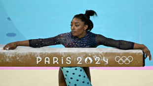 Biles nails signature vault in Olympic gymnastics training