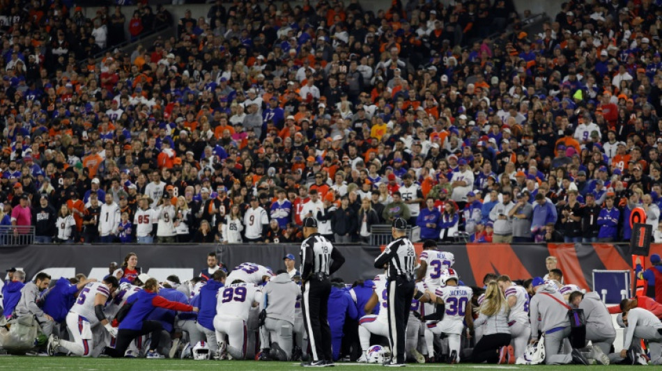 NFL: un joueur de Buffalo dans un "état critique" après un choc durant un match