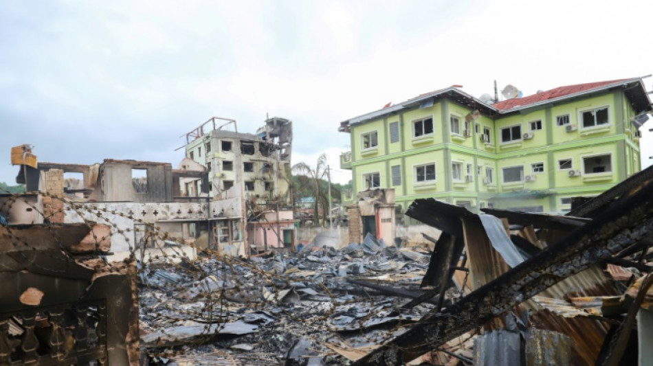 'This poor, miserable life': new Myanmar clashes turn town to rubble