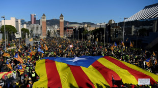 Miles de independentistas catalanes protestan contra la cumbre franco-española de Barcelona