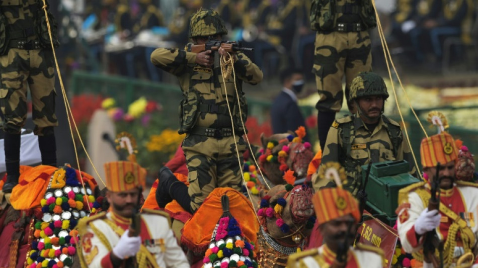 India showcases military might in Republic Day parade