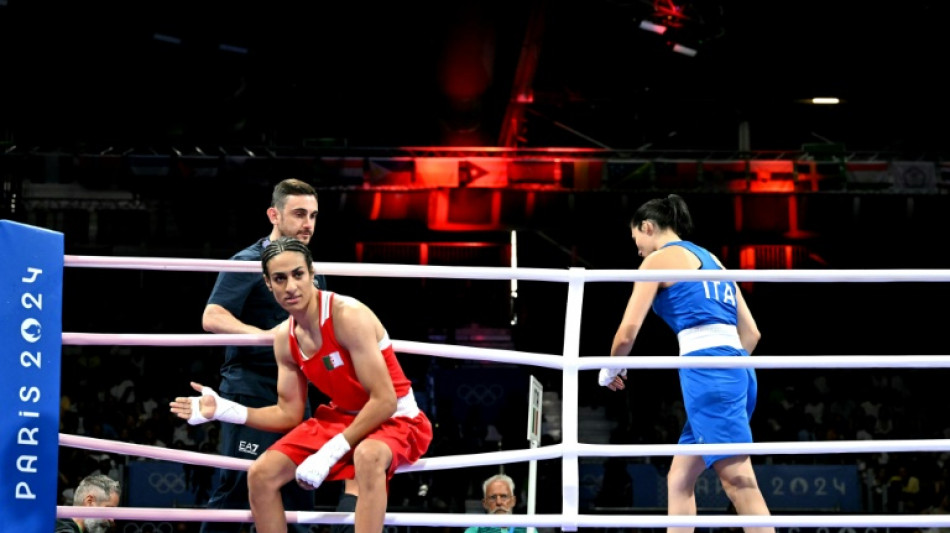 Algerian boxer in Olympic gender row wins in 46 seconds