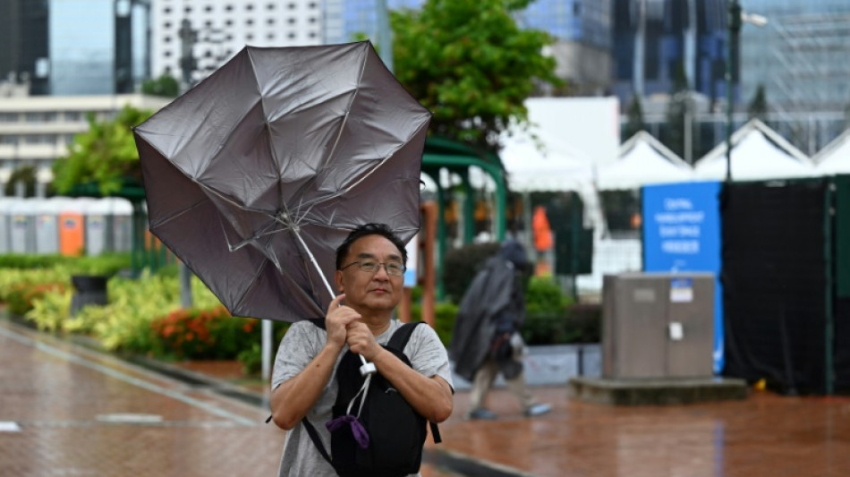 Hong Kong halts trading, closes schools post-typhoon