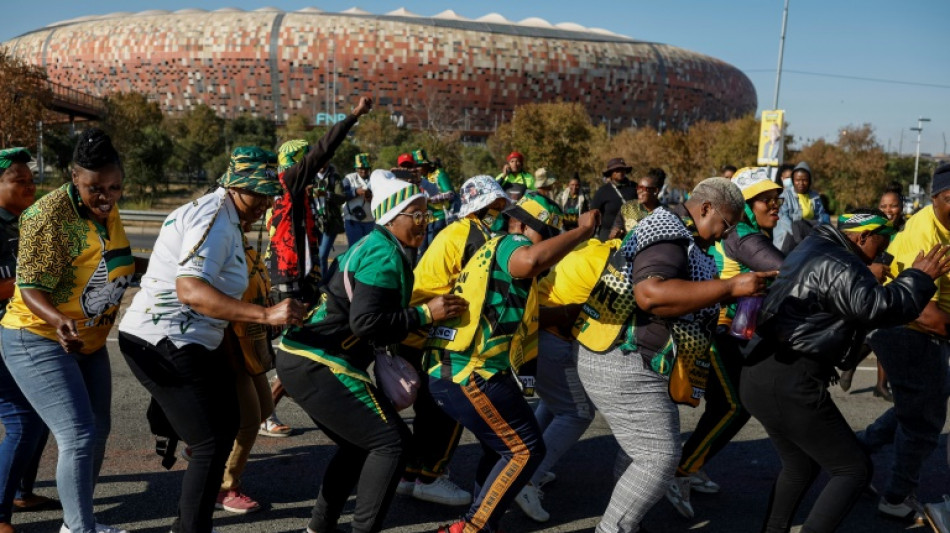 South Africa's ruling ANC rallies to defend solo rule