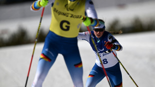 Para-Biathletin Walter holt Gold