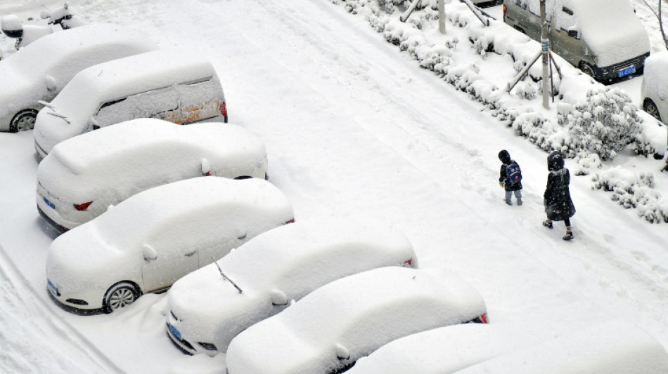 Frío rompe récords en China ante persistente ola polar