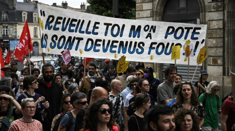 French feminists march against far right with days before vote