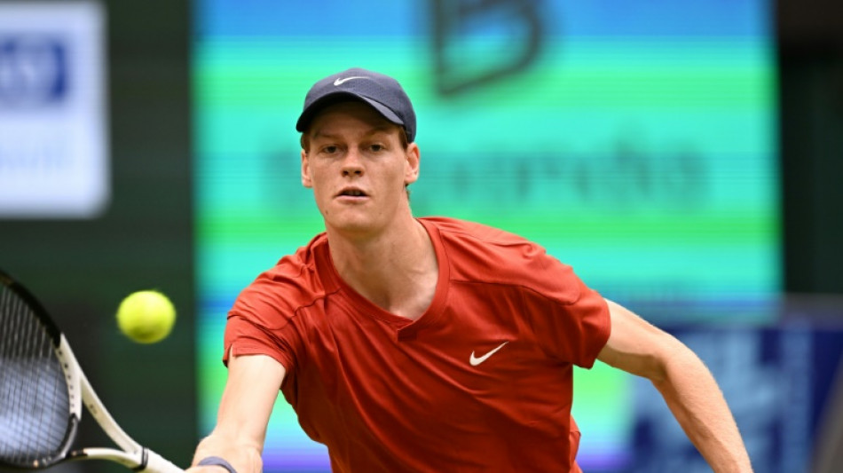 Sinner survives Struff barrage to reach Halle semi-finals