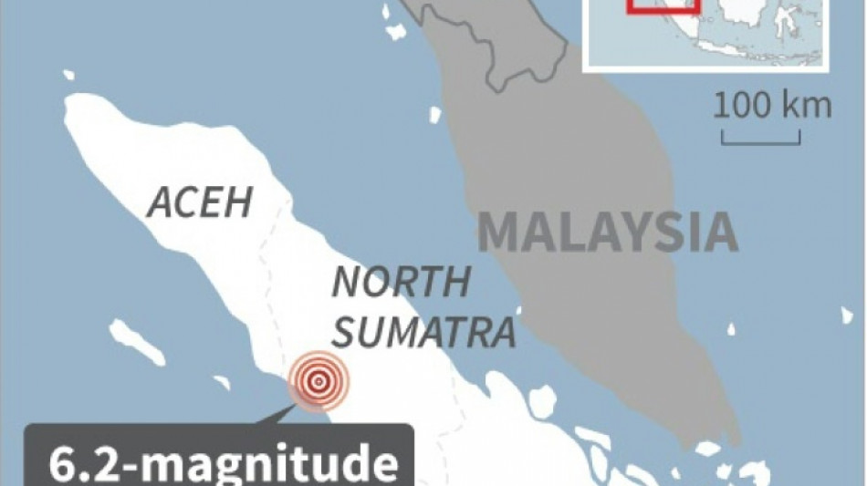 6.2-magnitude earthquake strikes Indonesia's Sumatra island