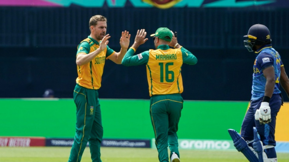 Nortje takes 4-7 as South Africa beat Sri Lanka in T20 World Cup 