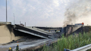 Major US highway collapses after vehicle fire