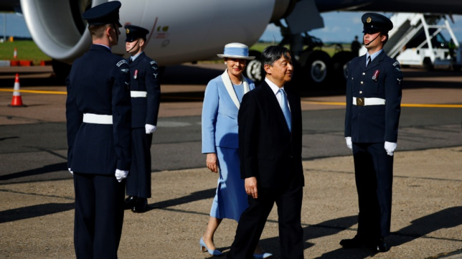 Japanisches Kaiserpaar zu Staatsbesuch in Großbritannien eingetroffen