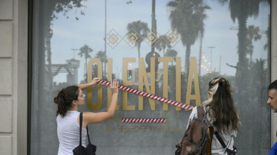 Manifestation à Barcelone contre le tourisme de masse