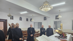 Mons. Shomali, 'un sacrilegio l'attacco alla chiesa di Jenin'