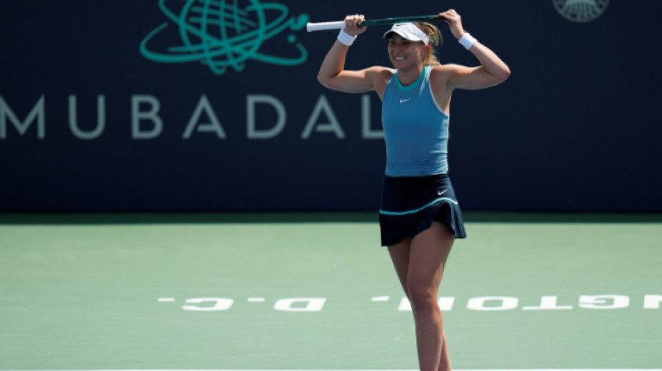 La española Badosa y la checa Bouzková disputarán la final del WTA 500 de Washington