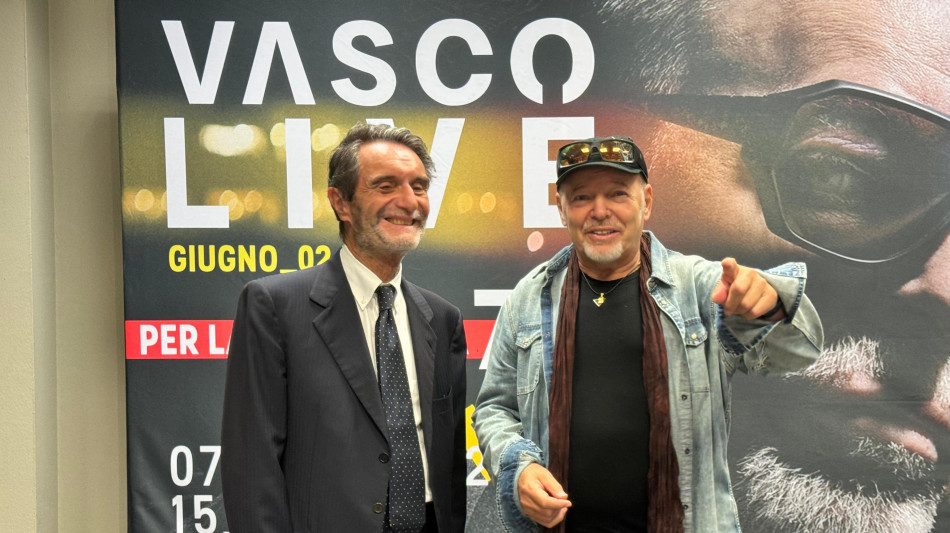 Vasco a San Siro, 'la musica è una benedizione'