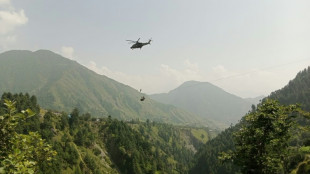 Eight people rescued from cable car over Pakistan valley