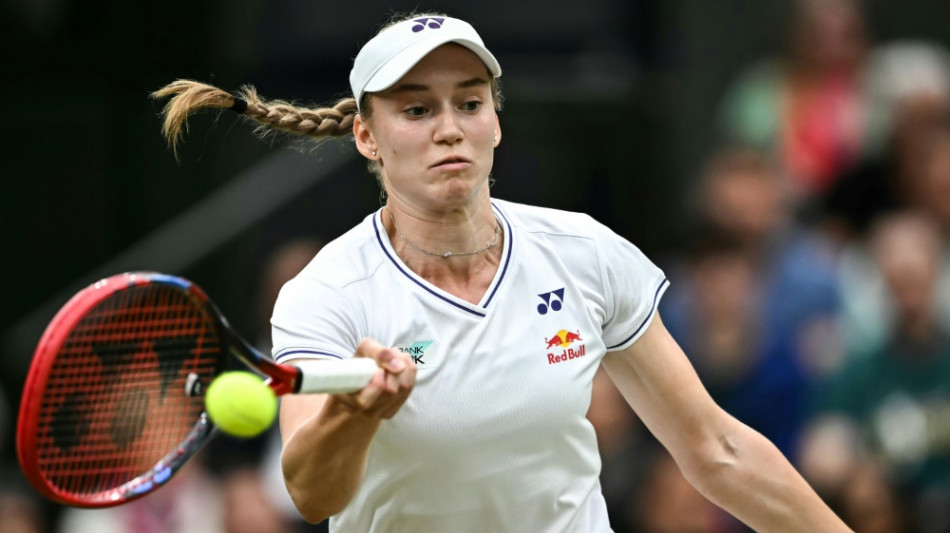 Rybakina nimmt zweiten Titel in Wimbledon ins Visier