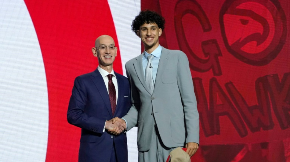 France's Risacher chosen by Hawks with top pick in NBA Draft