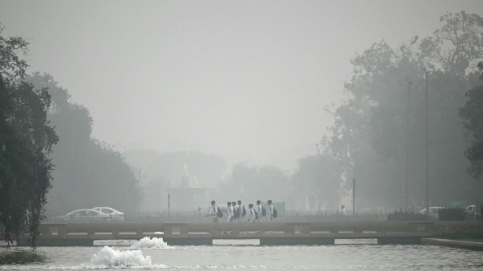 New Delhi dans le brouillard, premier pic de pollution de la saison