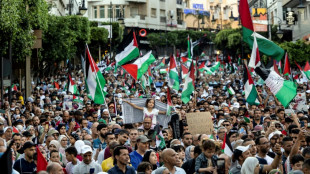 Moroccans march in pro-Palestinian rally