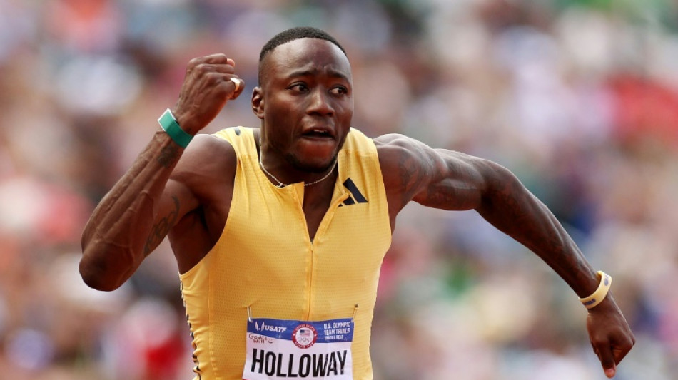 Holloway makes Olympics with 110 hurdles win as Lyles, Richardson roll on