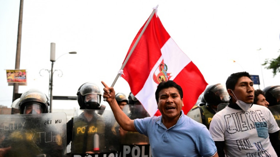 Ousted Peru leader ordered detained for 18 months amid protests