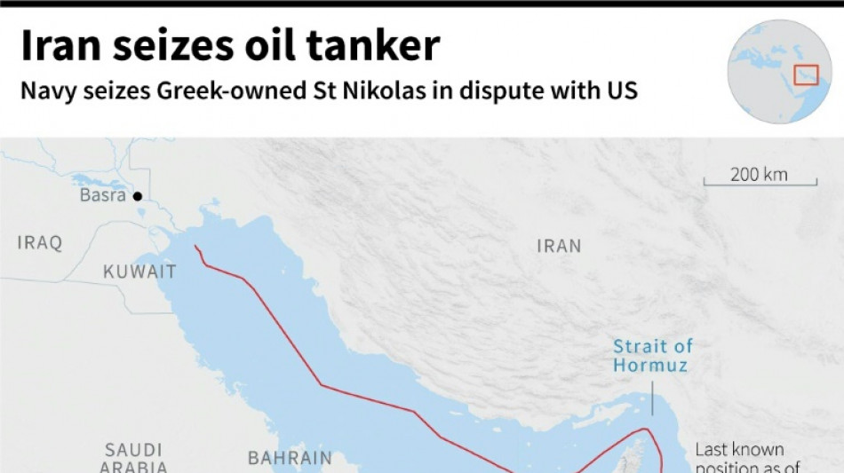 Iran seizes oil tanker off Oman in dispute with US