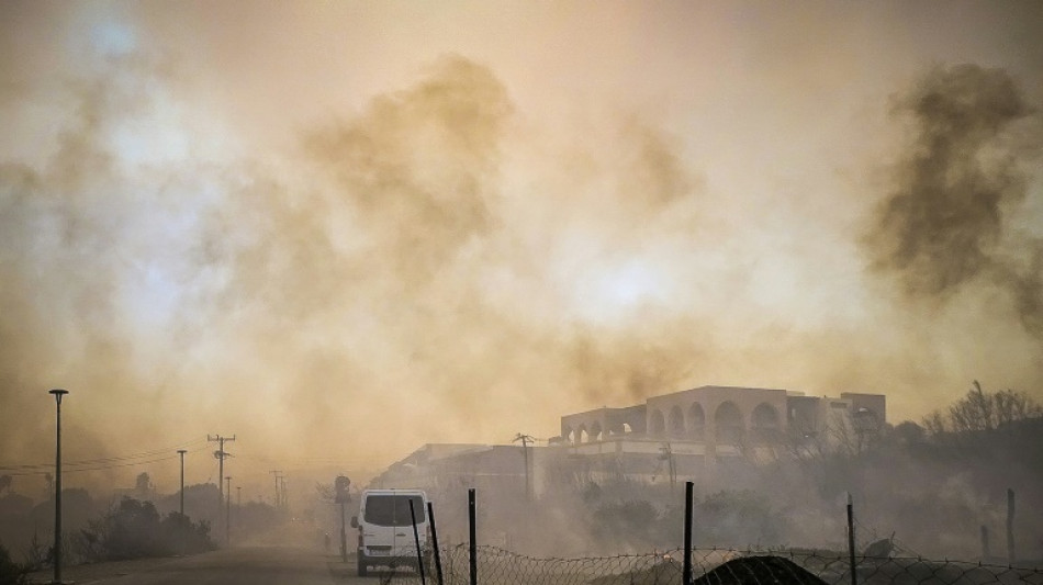 Greece fears high winds will fan Rhodes wildfire