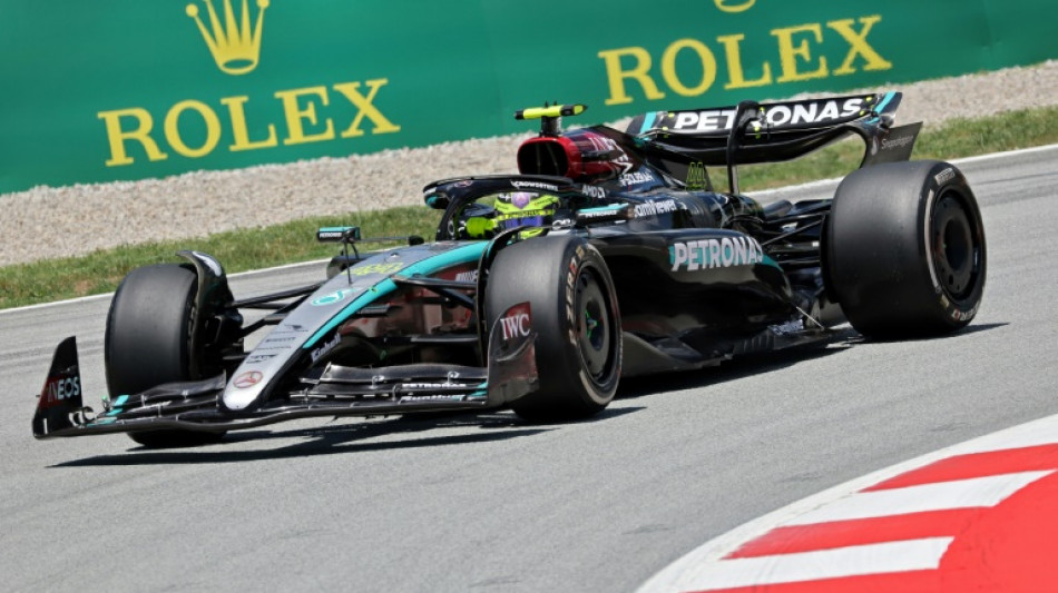 Hamilton on top in Barcelona practice after dramatic day at Mercedes