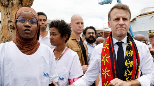 Locals shout out their grievances as Macron visits Mayotte