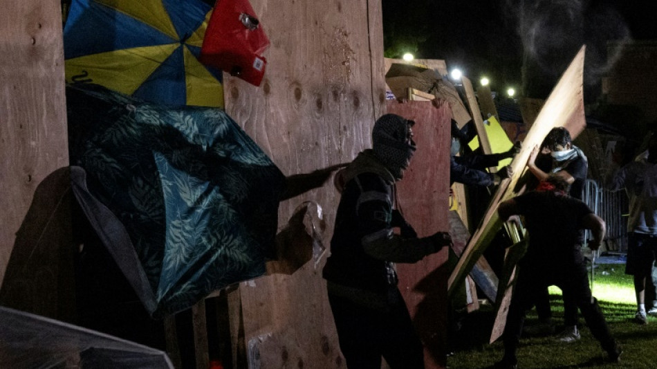 Clashes at UCLA campus around pro-Palestinian protests