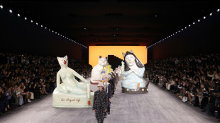 Dior offers laid-back style on a feline cat-walk