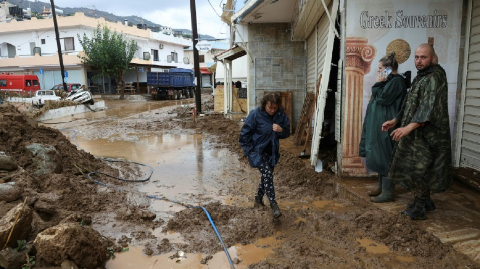 Grèce : des inondations destructrices en Crète font au moins un mort