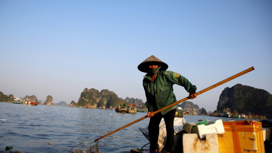 Vietnam battles plastic blight in idyllic Ha Long Bay