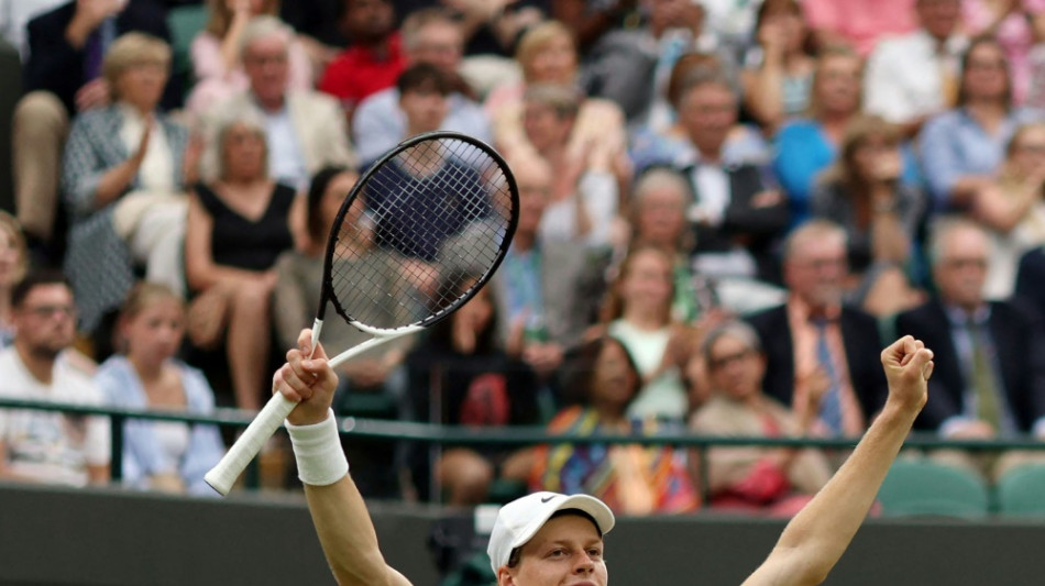 Wimbledon: Sinner erster Halbfinalist